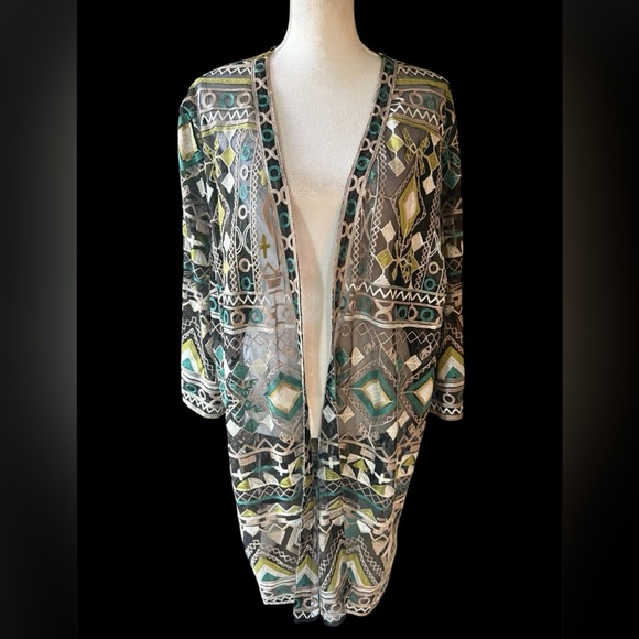 Chadwick’s ladies, sheer jacket or swimsuit cover-up 3X perfect condition - Picture 14 of 14